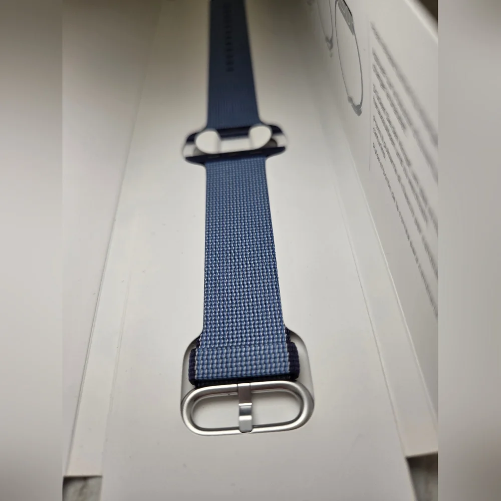 Navy Blue 42mm Apple Watch Band Strap - Picture 2 of 9